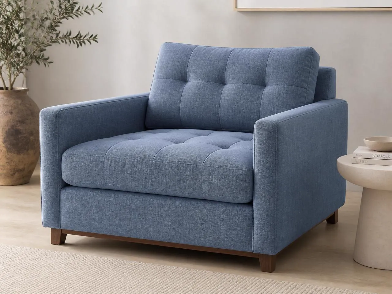 Slate Linen Lounge — Furniture